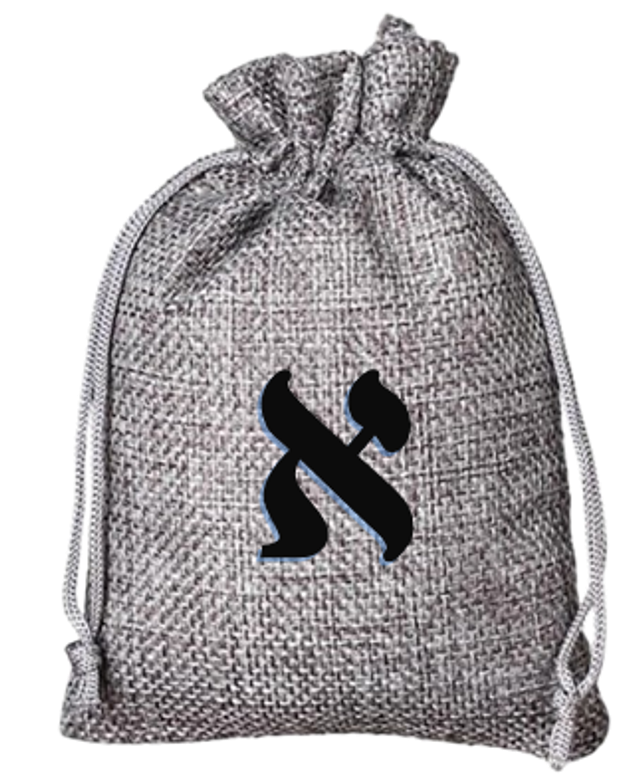 Burlap Bag With Printed Logo