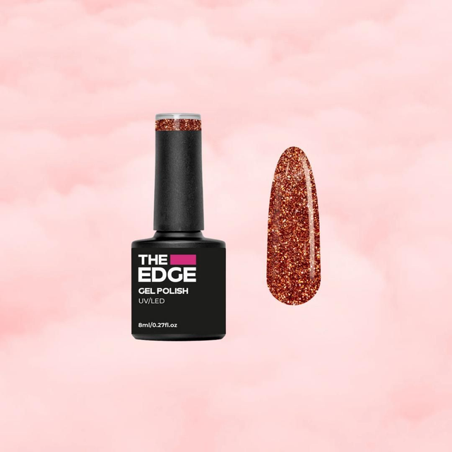 The Edge - The Copper Glitter gel polish 8ml