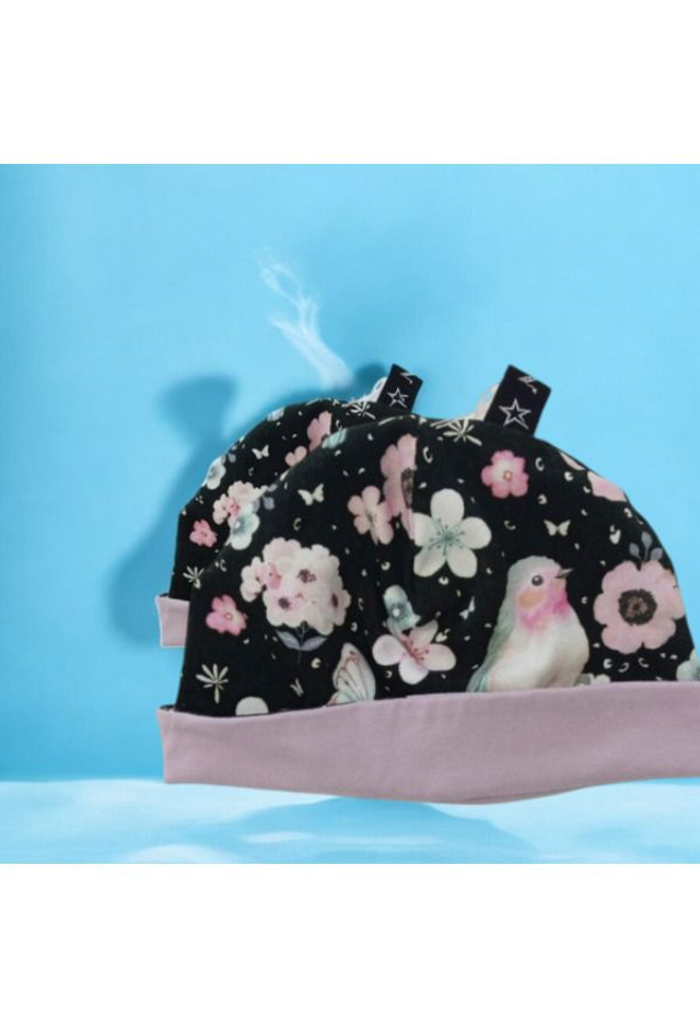 Baby Beanie mit Vogel Gr 56