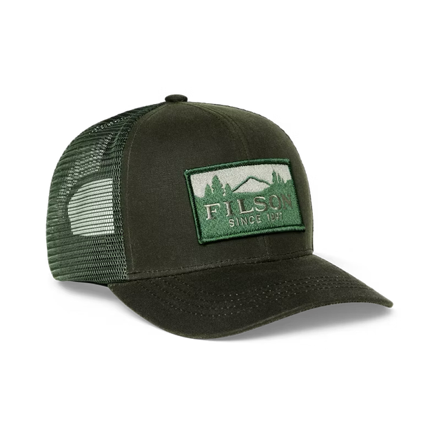 Filson Logger Mesh Cap Otter Green