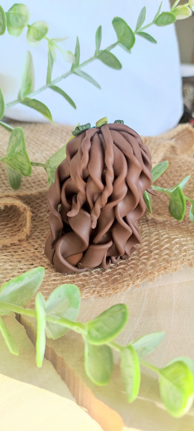 💧 Gardienne des Eaux Intérieures – Chrysocolle sur Quartz & Couronne de Fleurs Turquoises 🌿