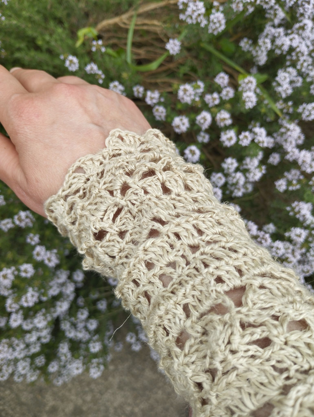 Chauffe-poignets vintage naturels