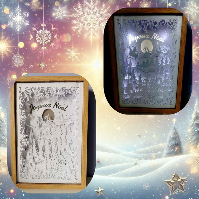 Lightbox &quot;joyeux noël&quot; 