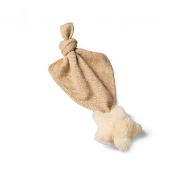 Baby Schmusetuch aus Merinowolle 