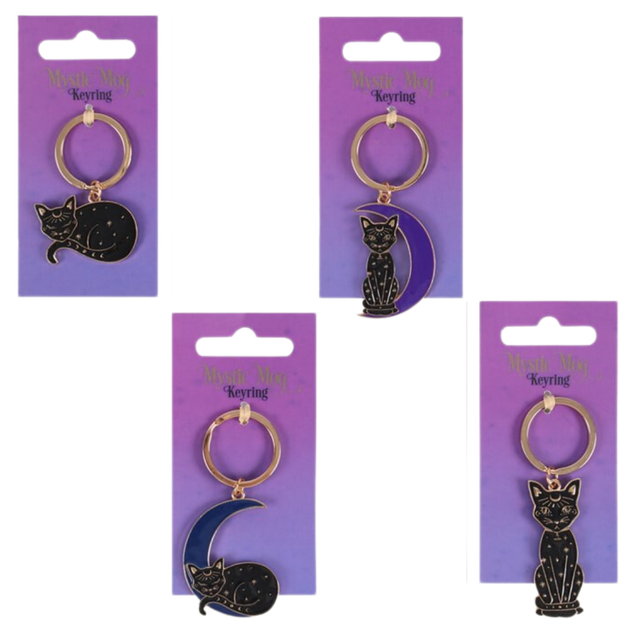 Mystic Mog Cat Keyring