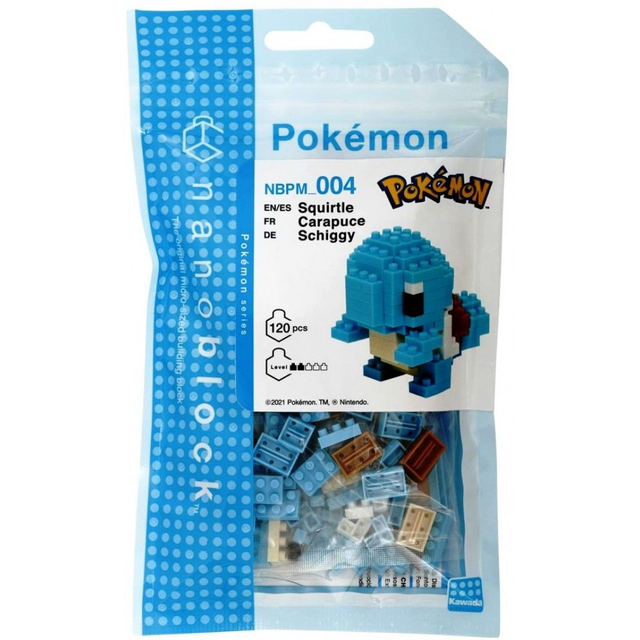 Nanoblock Pokemon Character Pack - Squirtle