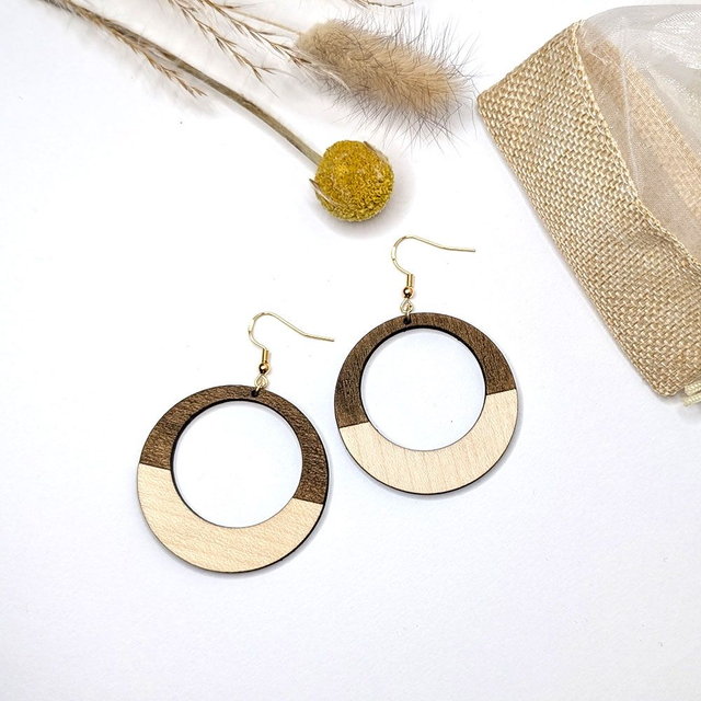 Boucles d’oreilles Lune