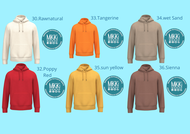 NS401 - Sweat-shirt écoresponsable à capuche unisexe