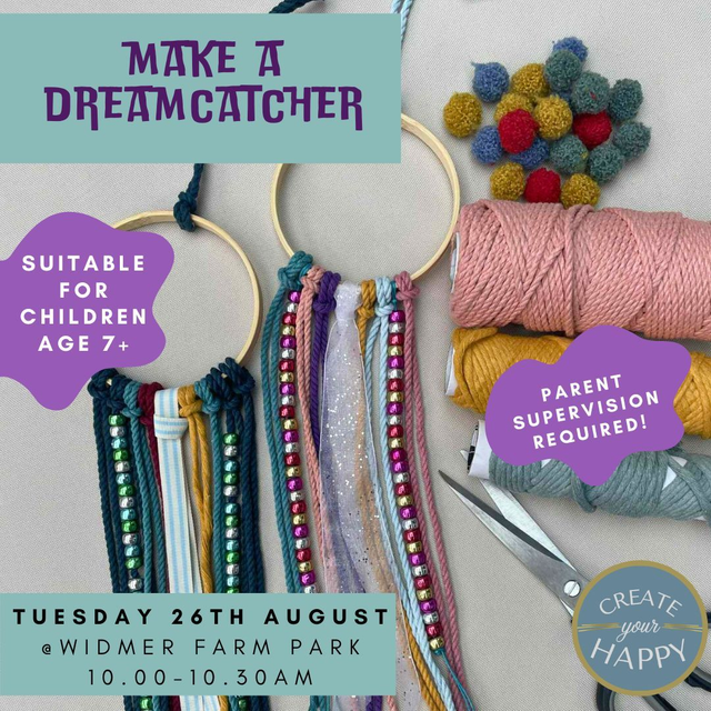 Kids Dreamcatcher 26th August 10.00-10.30am