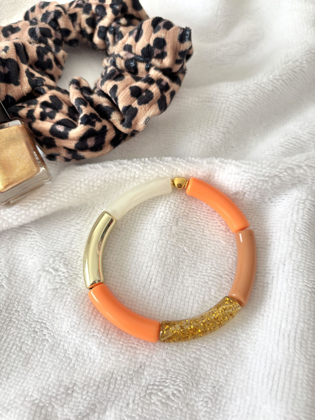 Bracelet tube &quot;Coucher de soleil&quot;