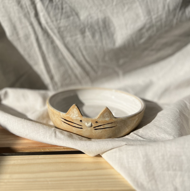 Katzenschüssel weiß 001 