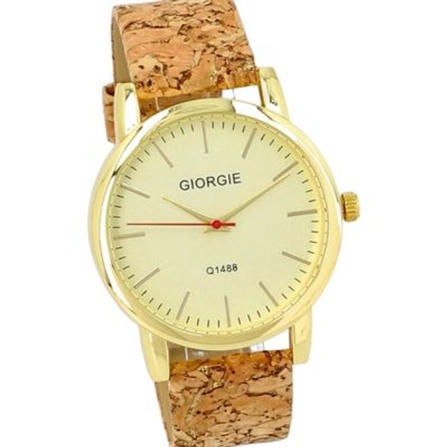 Montre Giorgie Valentian homme bracelet liège