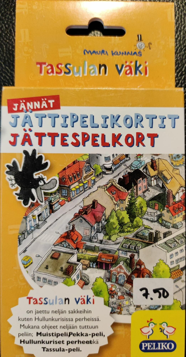 Mauri Kunnas Tassulan Väki jättipelikortit