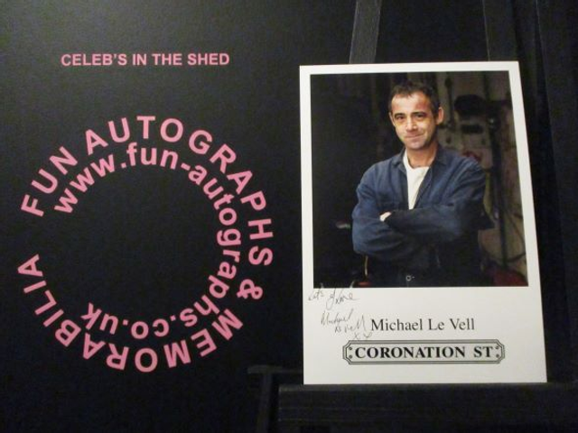 Michael Le Vell (Kevin Webster) Original Coronation Street Pre-Print Cast Card