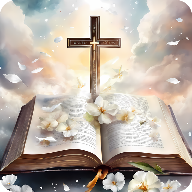 Religious design card and envelope