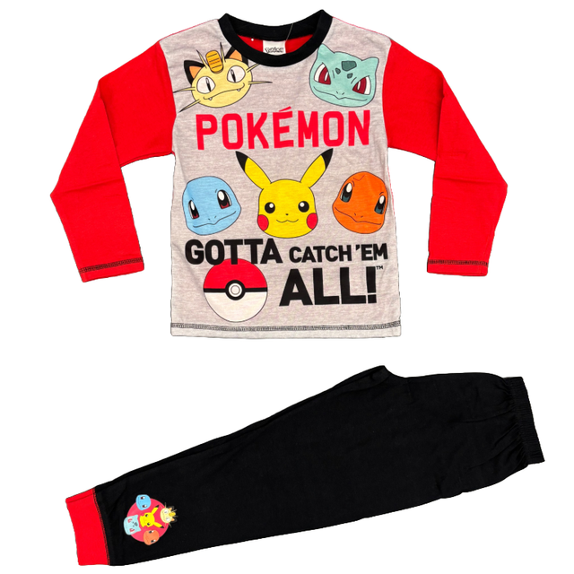 Boys Pokemon Pyjamas 6-12 Years