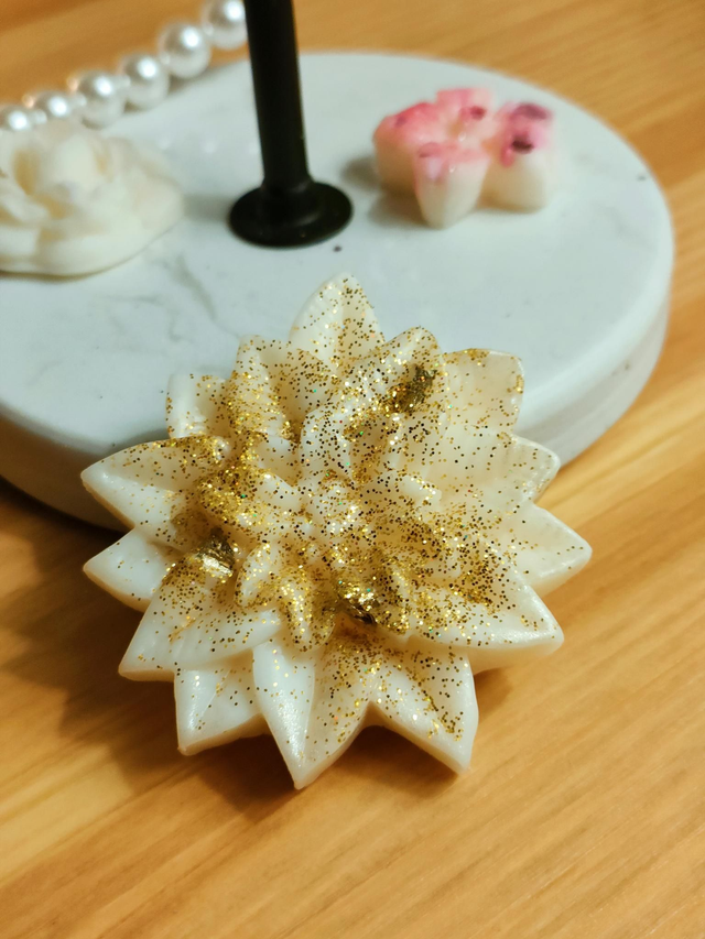 Petit fondant &quot;Diamant doré&quot;