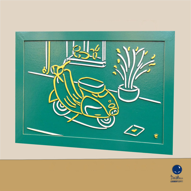 DN24 Vespa Avignon - 40x60cm