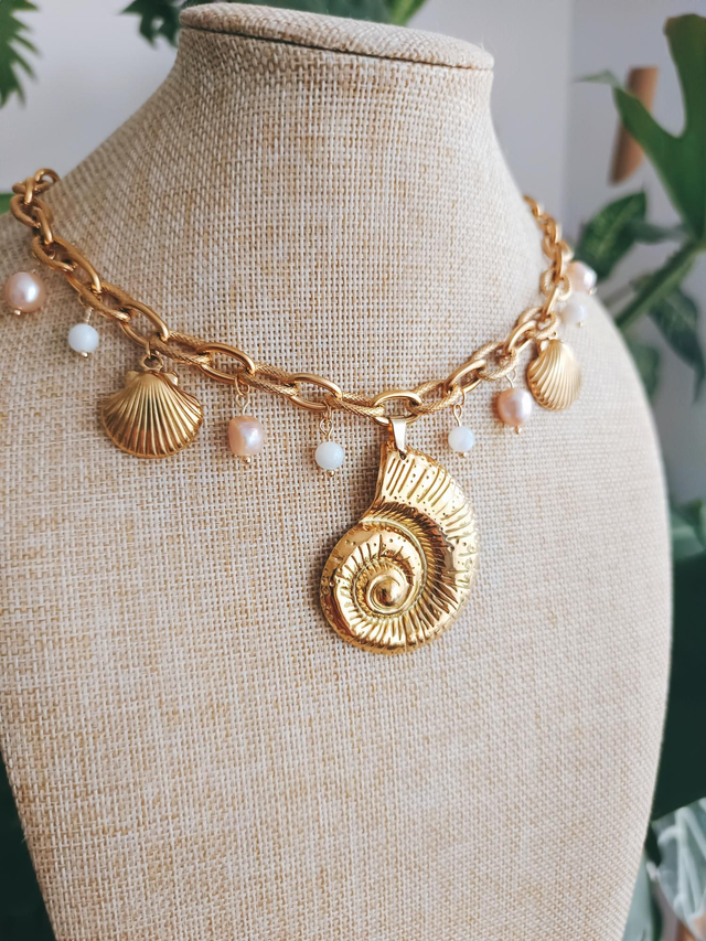 COLLIER - OCEAN&#039;S WHISPERS (pièce unique)