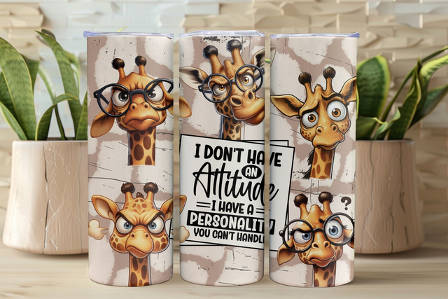 Funny Giraffe Tumbler