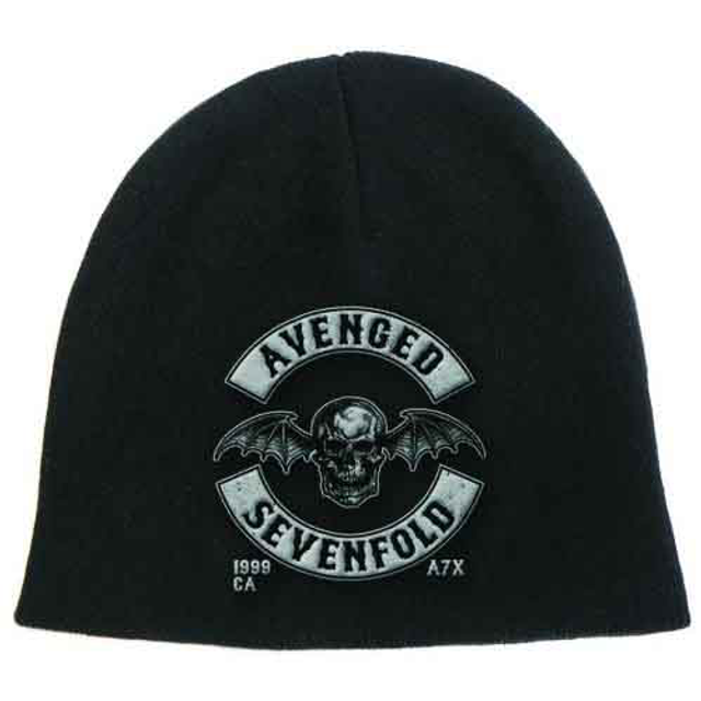 AVENGED SEVENFOLD UNISEX BEANIE HAT: DEATH BAT CREST