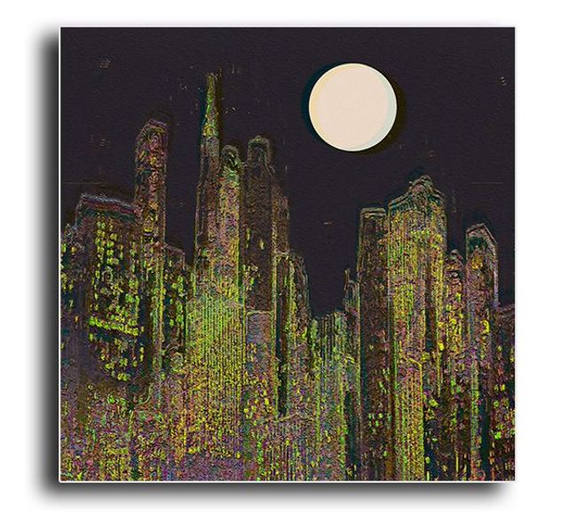 01 Urban - Illuminated City2, 2019.