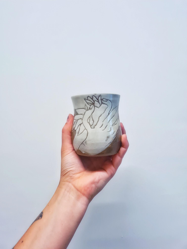 Tasse cueillir et offrir des fleurs - modèle unique