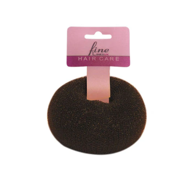 Fine Lines Hair Bun Donut Small Brown (6049)