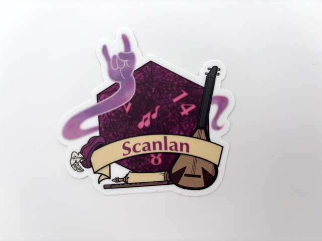 Dice Machina - Scanlan inspired D20