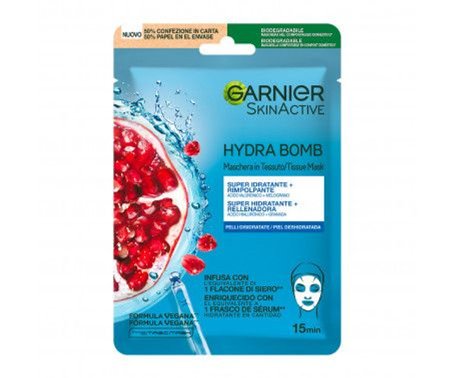 GARNIER MASCHERA IN TESSUTO HYDRA BOMB