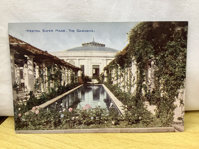 Weston-Super-Mare, The Gardens, Somerset, Celesque Series Photochrom Co. Ltd Vintage postcard. Our Ref no. R710 £2.50