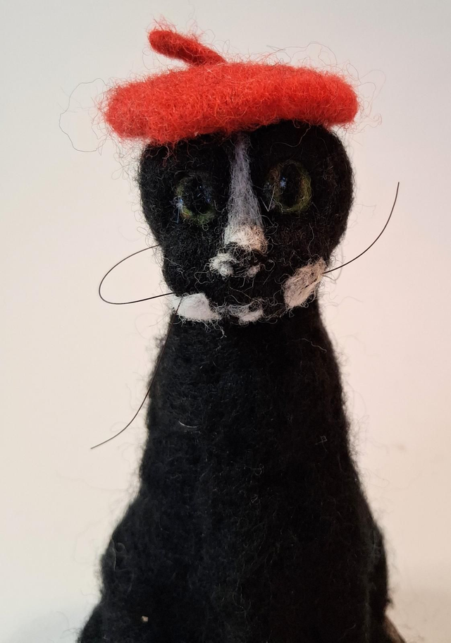Needle Felt Le Chat