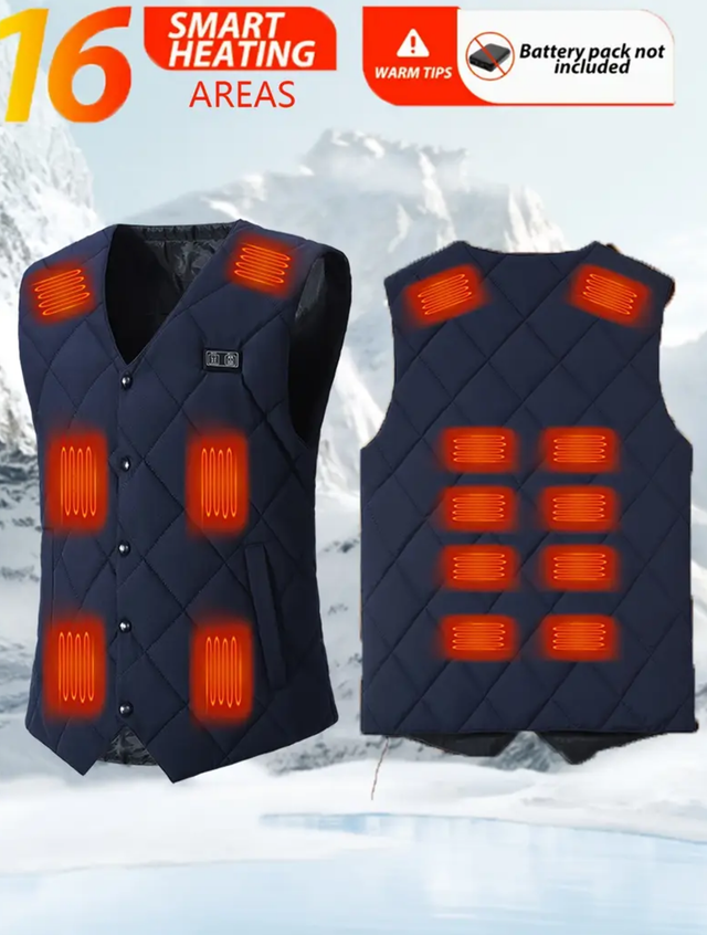 Gilet chauffant 16 zones – Confort thermique intelligent
