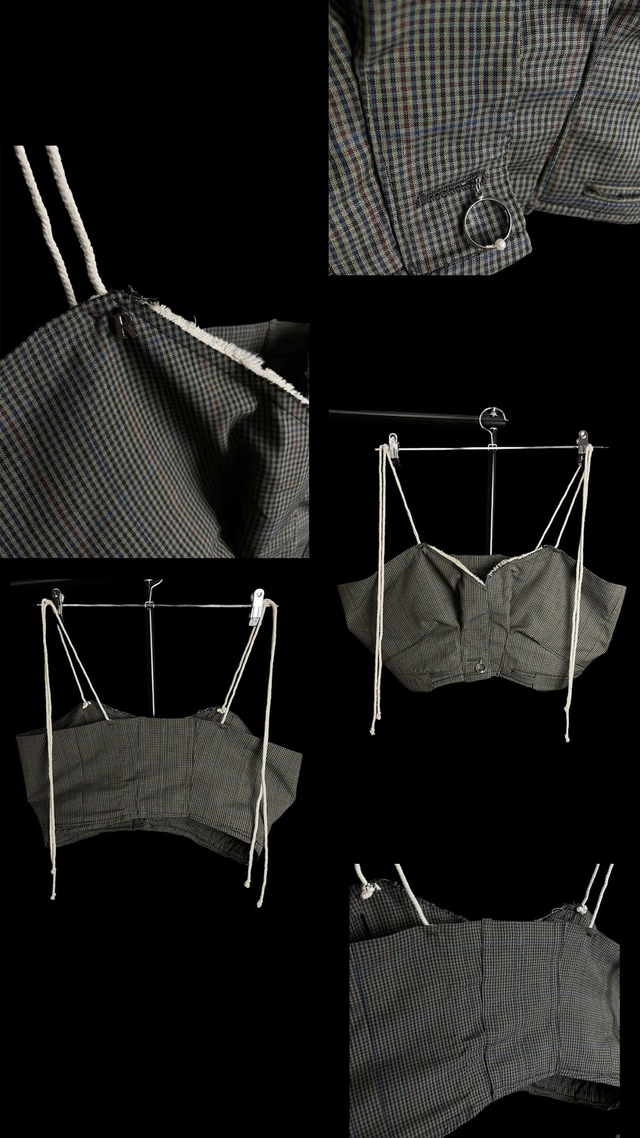 Bustier Upcycled - Jean(ne) L