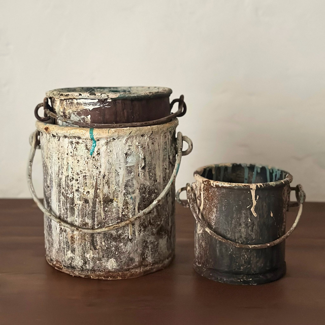 les anciens camions de peintre