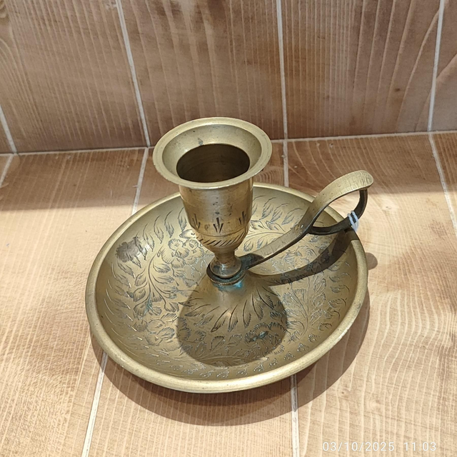 Bougeoir en laiton #2