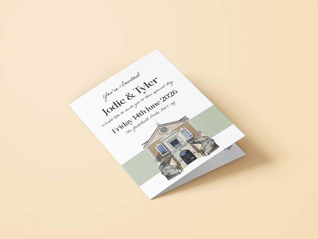 Main Invitations - &#039;The Simply Wed&#039; Design