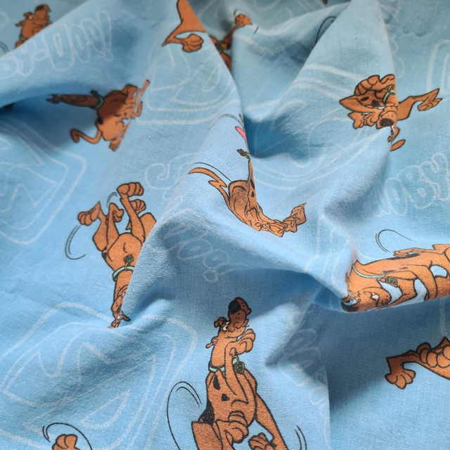 Tissu vintage scoubidou