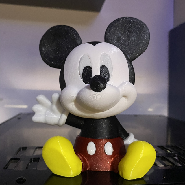 Fanart pla effetto multicolor o glitter