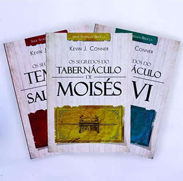 Kit Exclusivo da Série Segredos Bíblicos - Segredos do Tabernáculo de Moises, Davi e o Templo de Salomão + Brinde o Poder da Língua 