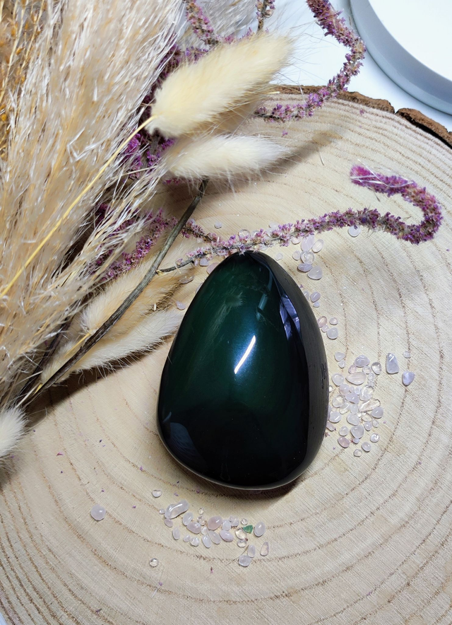 Galet Obsidienne Oeil Céleste AA