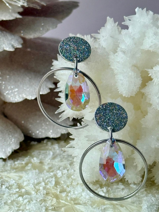 ECLAT D'HIVER violine - bleuté