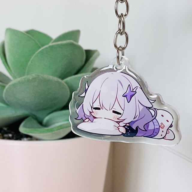 Porte-clés Purple Sleepy