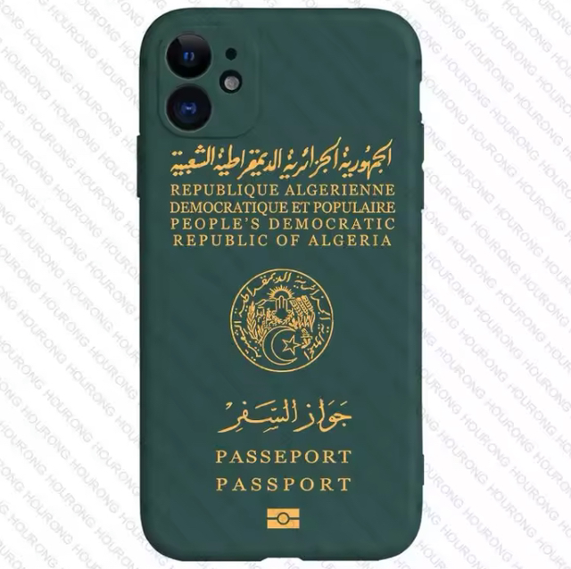 Coque Protection IPhone Passeport Algérie 