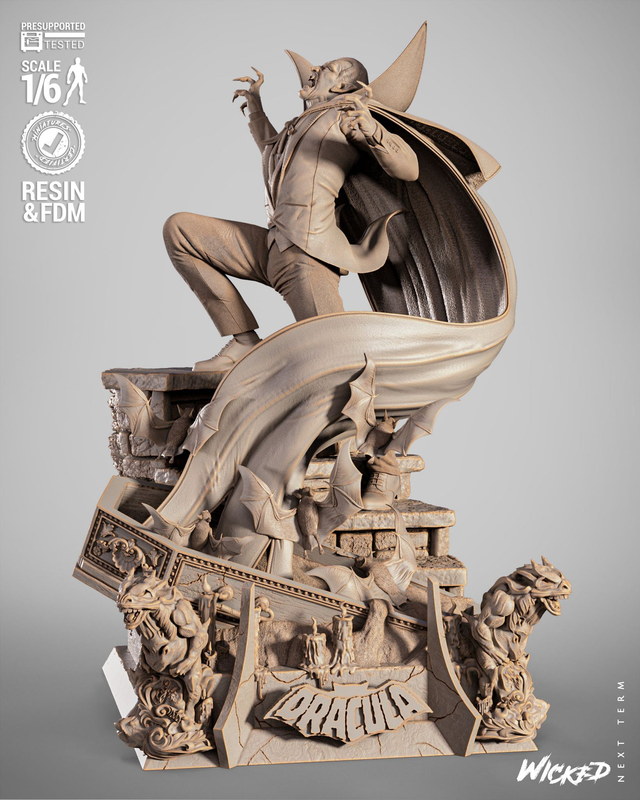 STATUE DRACULA (blade) série comics 