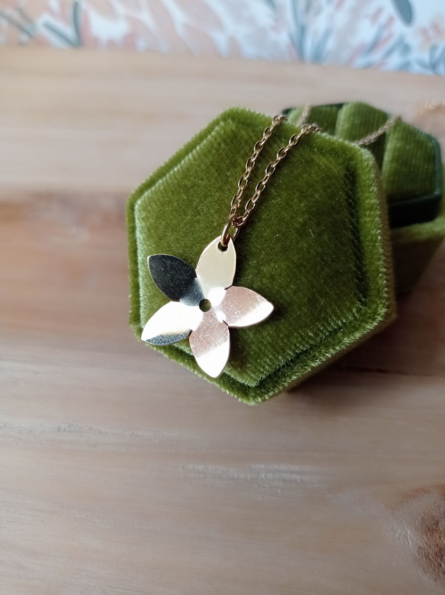 Collier fleur - collection d'été campagne