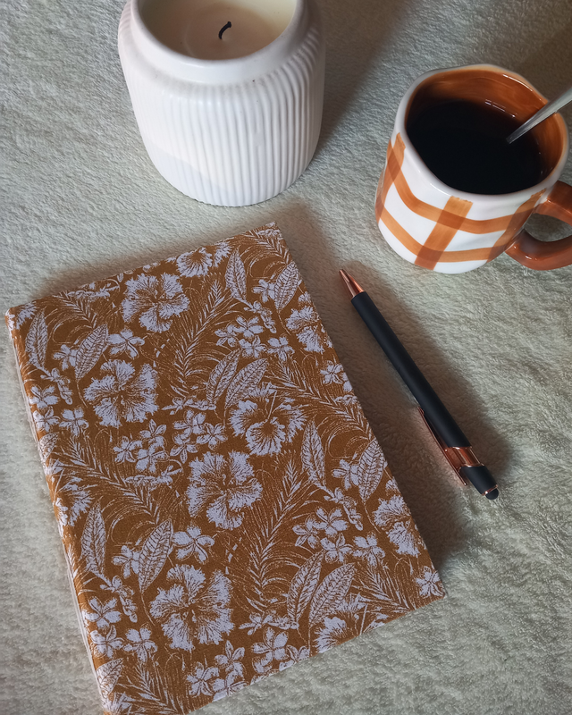 Carnet Jaune/Motif Nature