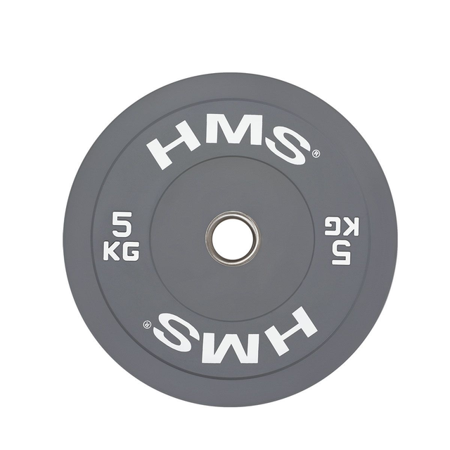 HMS Olympische Halterschijf CBR GRAY BUMPER 2 x 5 KG
