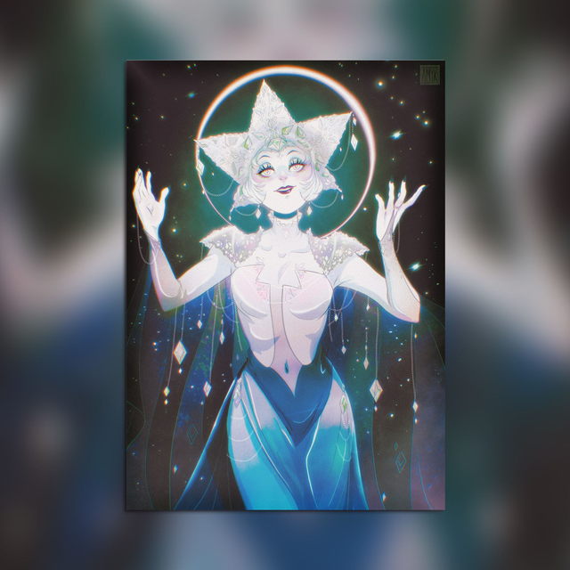 PRINT ✦ Diamond White