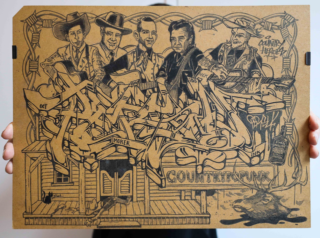 Dessin original - Country Heroes